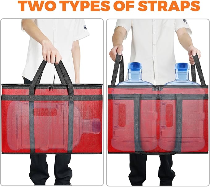Insulated Food Delivery Bag, Commercial Grade Pizza Carrier - Image 5