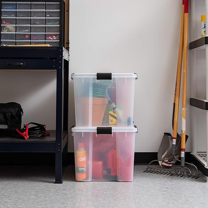 IRIS USA WeatherPro 74 Qt Storage Bins - Image 5