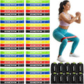 50PCS Resistance Bands Bulk Pack by GHCTFE%E2%80%94SportsWithoutBounds