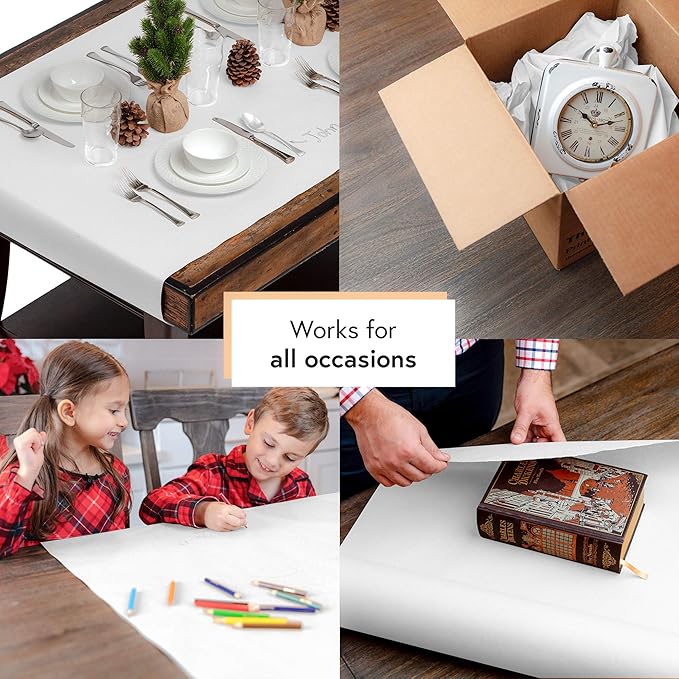 DIY CREW White Kraft Paper Roll - Image 3