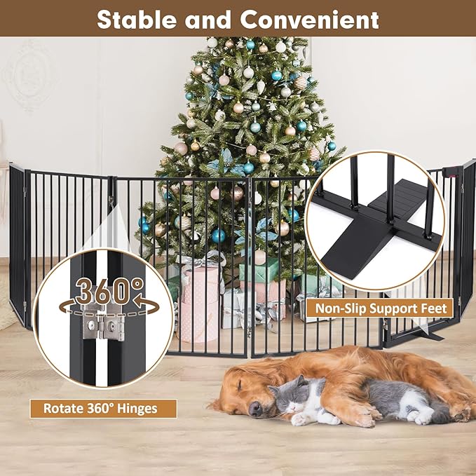 Metal Freestanding Dog Gates - Image 5