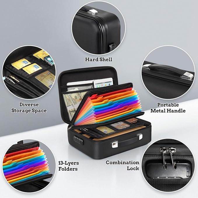 BlackSmith Fireproof Document Box, 4200°F Heat Resistant & Waterproof Hard Case - Image 8