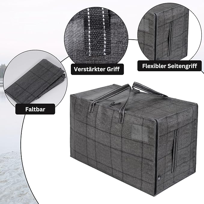 VENO 10 Pack Moving and Storage Bags, Heavy Duty, Alternative to Moving Boxes - Image 7