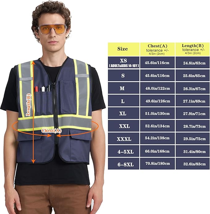A-KSAFETY Custom High Visibility Reflective Safety Vest - Image 4