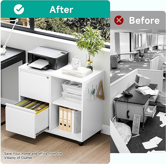 SISESOL 2 Drawer File Cabinet - Image 9