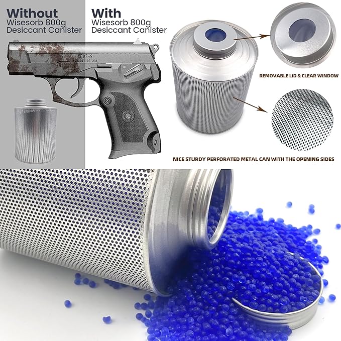 800 Gram Gun Safe Dehumidifier, 3 Pack of 1.77 LBS Rechargeable Dehumidifier - Image 2