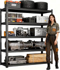 78''H Metal Garage Shelving Unit, 5-Tier Garage Storage Shelves Heavy by Beaunatixx