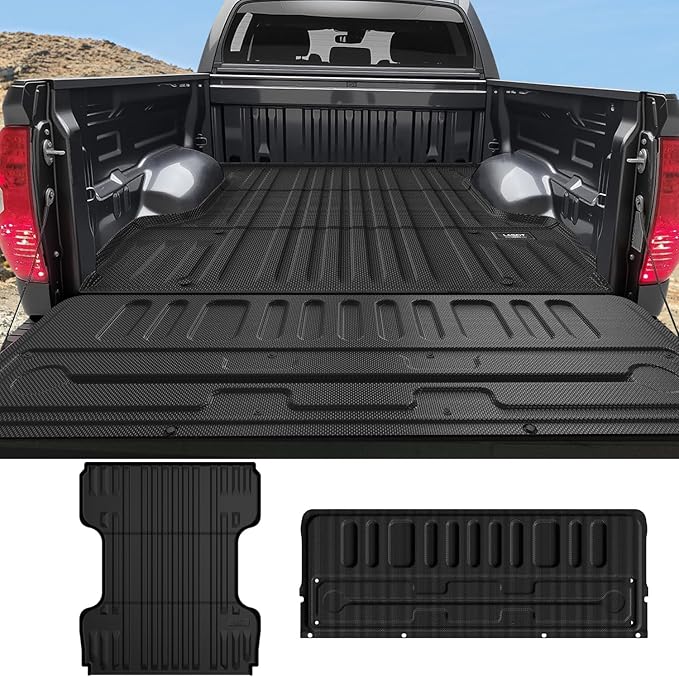 LASFIT Bed Mat & Tailgate Mat for Toyota 2007-2021 Tundra 6.5FT/6.5'Truck Bed by LASFIT
