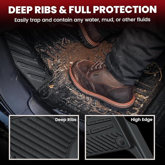 LASFIT Floor Mats Fit for Mercedes Benz GLS 2017-2019 350d / 450/550 / 63 AMG - Image 3