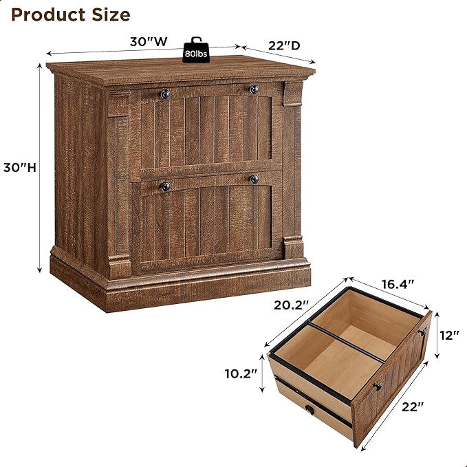 OKD Farmhouse File Cabinet - Image 2