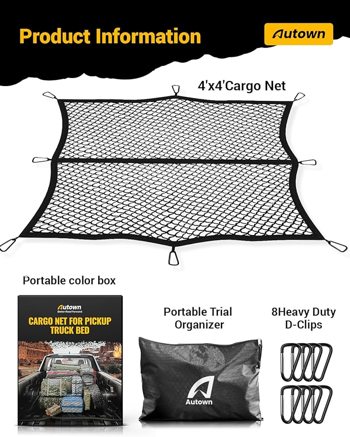 Cargo Net for Pickup Truck Bed - Image 8