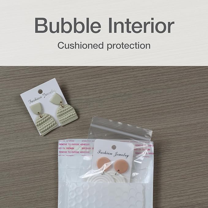 Quality Park Bubble Mailers, 4 x 8 Shipping Envelopes, Durable White Padded - Image 3