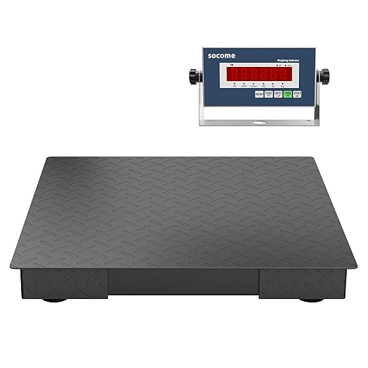 24"x24" Industrial Floor Scale, Precision Pallet Scale by FollowSOCOME