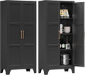 Pantry Cabinets for Kitchen, 61.02” Tall Storage Cabinets, Metal Pantry Storage by Kooyon