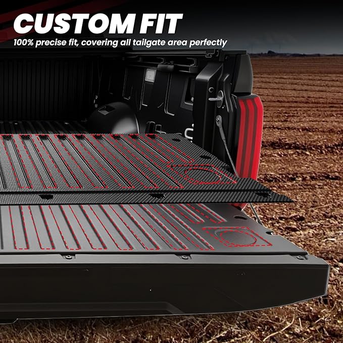 LASFIT Bed Mat & Tailgate Mat for Toyota Tundra 2022-2026 6.5FT/6.5' Truck Bed - Image 7