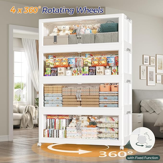 960QT Extra Large Stackable Storage Bins - Image 7