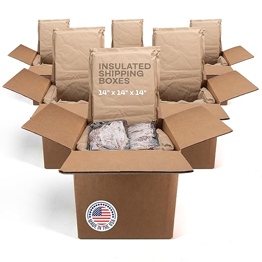 Insulated Thermal Shipping Boxes 14"x14"x14", Absorb Condensation – Ideal by IDLPackaging