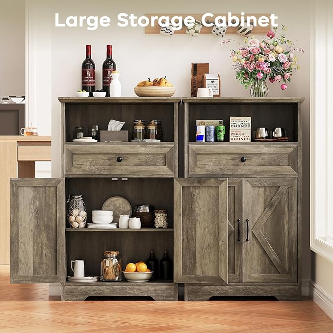 Floor Cabinet, Farmhouse Storage Cabinet - Image 7