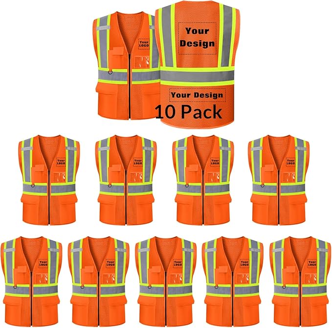 Safety Vest Customize Logo by evershare