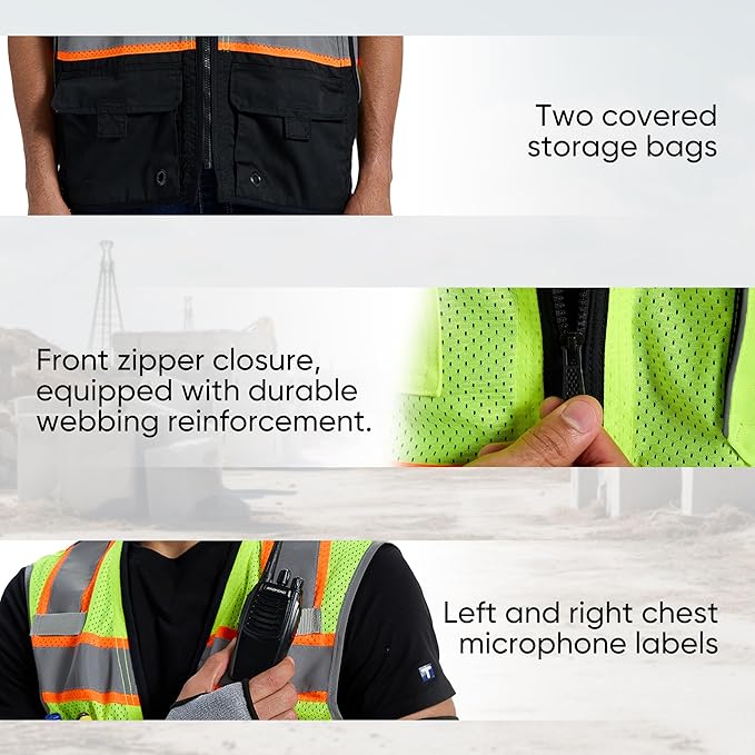 SRsafety High Visibility Vest, Security Vest - Image 4