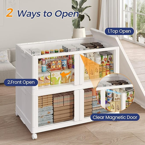 150Gal Plastic Stackable Storage Bins - Image 2