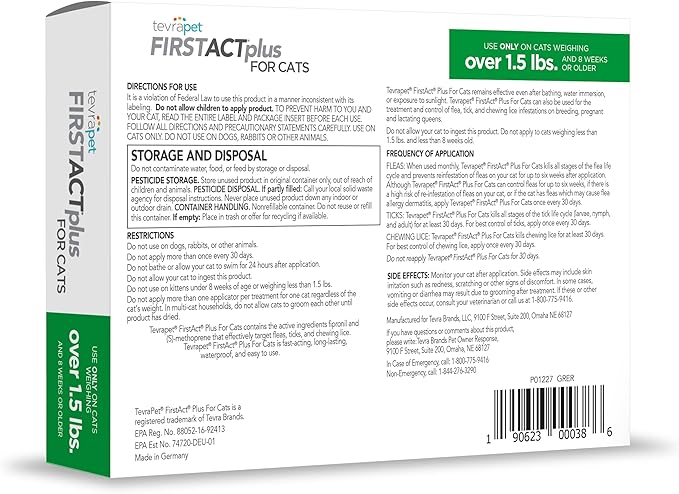 TevraPet FirstAct Plus Flea and Tick Prevention - Image 7