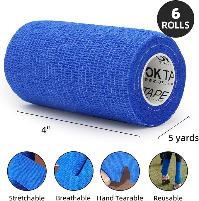 OK TAPE Self Adherent Cohesive Bandages Wrap - Image 2