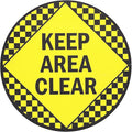 SmartSign - SF-0097-FO-17 "Keep Area Clear" Anti Slip Adhesive Floor Sign | 17" by SmartSign