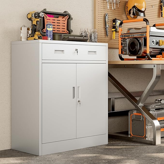 BESFUR 36" H Metal Cabinet - Image 8