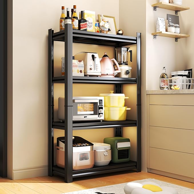 Garage Shelves, 14-48''W Heavy-Duty Storage Shelves, Double-Layer Uprights - Image 2