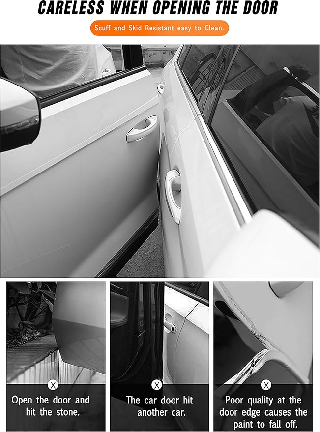 MYFAMIREA Car Door Invisible Anti-Collision Self Adhesive Seal Strip Seal - Image 4