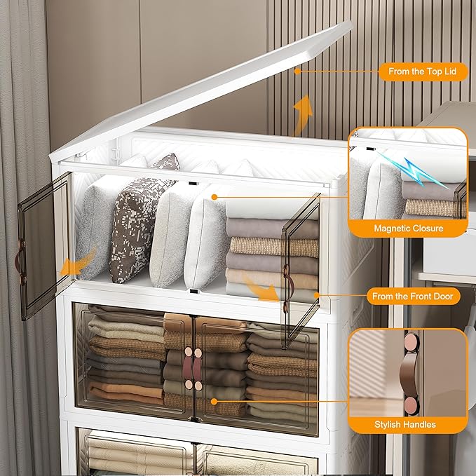 Extra Large Stackable Storage Bins - Image 8