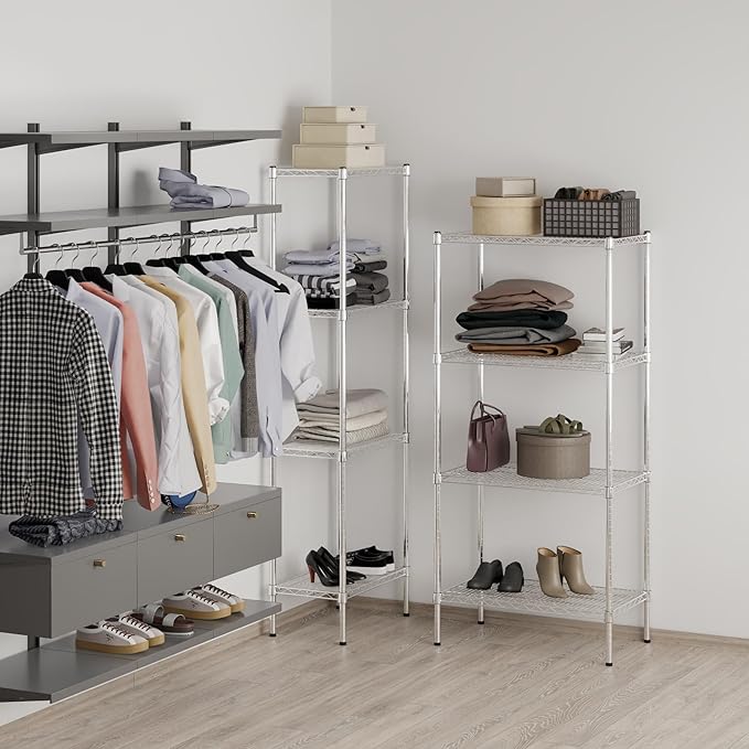 18" Deep x 30" Wide x 64" Height Wire Shelving Kit | 4-Tier | NSF Commercial - Image 7