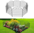 SUNLAX 10 Panels Garden Fence 20ft x 24in Metal No Dig Fence Animal Barrier by SUNLAX