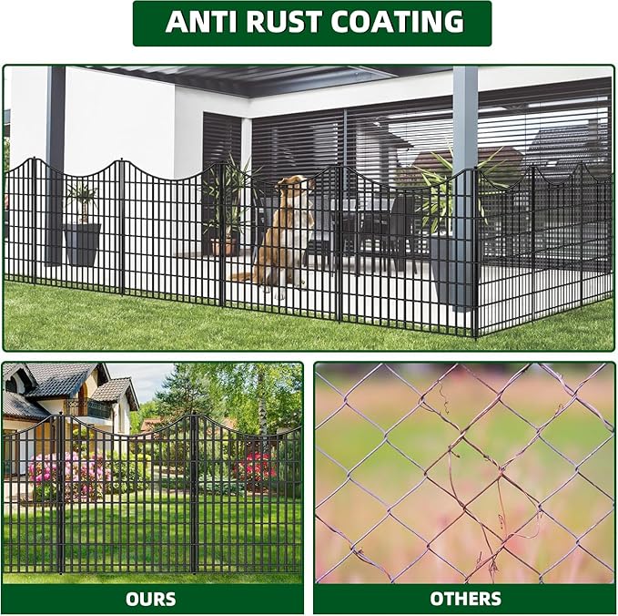 18 Panels No Dig Decorative Fence - Image 4