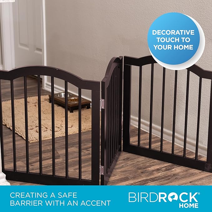 INTERNET'S BEST Arched Top Dog Gate | 3 Panel, and Porch | Portable, Extra Wide - Image 4