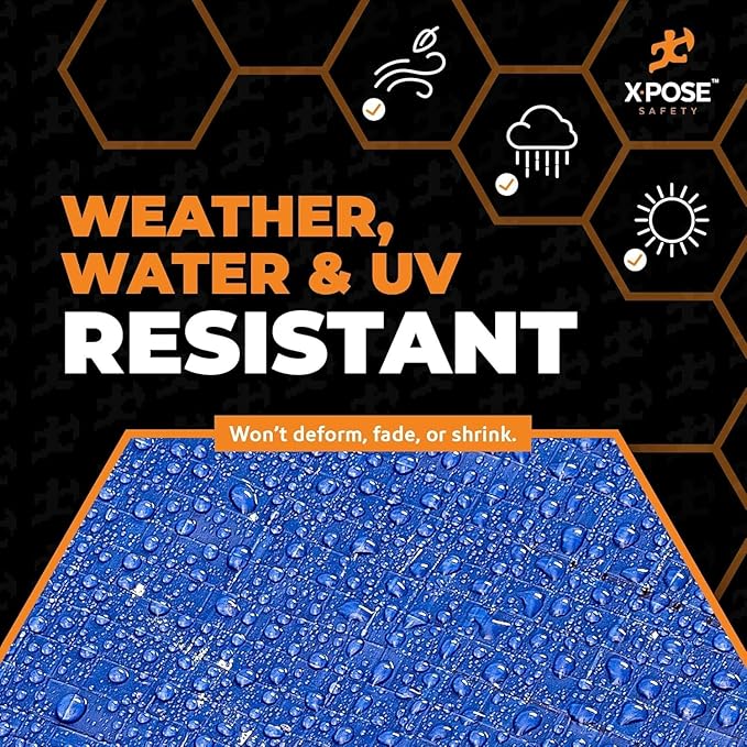 Heavy Blue & Brown Tarp 30' x 40'- Bulk Full Pallet Weatherproof, Wind & Sun - Image 4