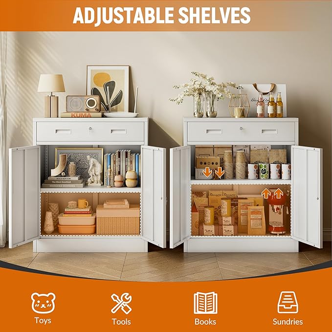 BESFUR Metal Storage Cabinet - Image 6