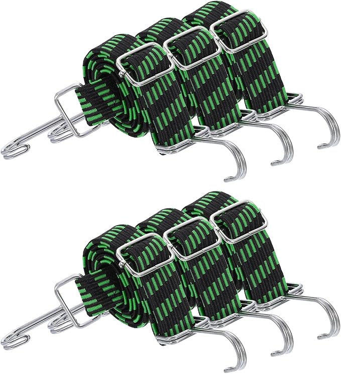 uxcell 6Pcs Adjustable Bungee Cords by uxcell
