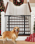 Cumbor 29.7-46" Baby Gate for Stairs, Mom's Choice Awards Winner-Auto Close Dog by Cumbor
