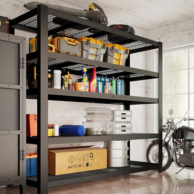 Heavy Duty Garage Shelving, 5-Tier Storage Shelves, 3050LBS Capacity Industrial - Image 8