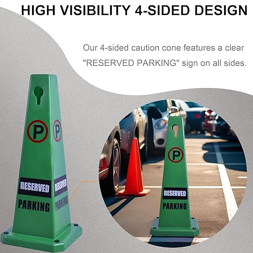 OrangeStar 8-Pack Reserved Parking Cones - Image 3