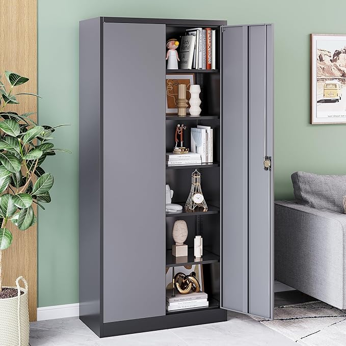 Metal Garage Storage Cabinet, Lockable Tool Cabinet - Image 8