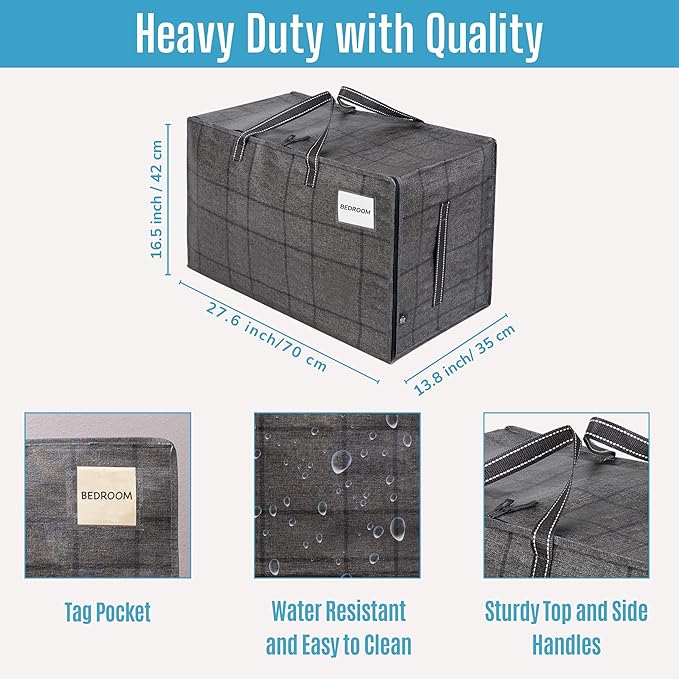 VENO 10 Pack Moving and Storage Bags, Heavy Duty, Alternative to Moving Boxes - Image 4