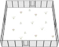 FXW Garden Fence Outdoor for The Yard – 45in x 71.3ft Heavy Duty Metal Animal by FXW