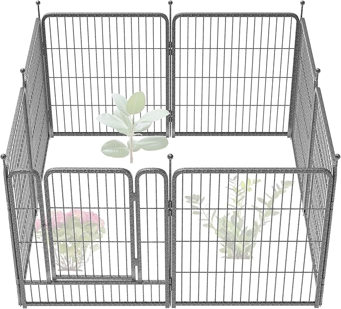 FXW Garden Fence Outdoor for The Yard – 32in x 18.2ft Heavy Duty Metal Animal by FXW