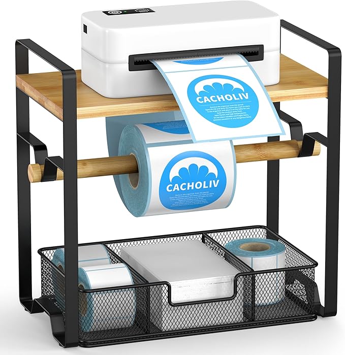 Label Holder for Rolls and Fan-Fold by CACHOLIV