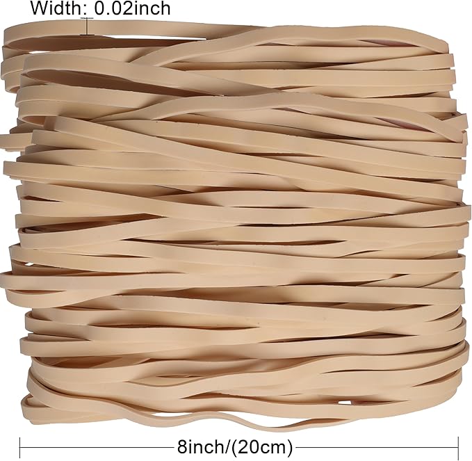 Rubber Bands Garbage Can Bands Elastic Large 8inch 45Pcs Trash Cans Rubber - Image 2