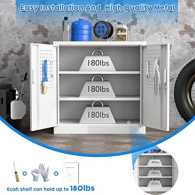 Metal Garage Storage Cabinet - Image 5