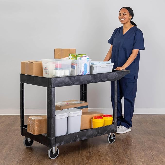 Tubstr Extra Large Two-Shelf Utility Cart - Image 7